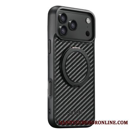 Kuori iPhone 17 Pro Magsafe Pyörivä Kiinnike Ja Hiilikuitu
