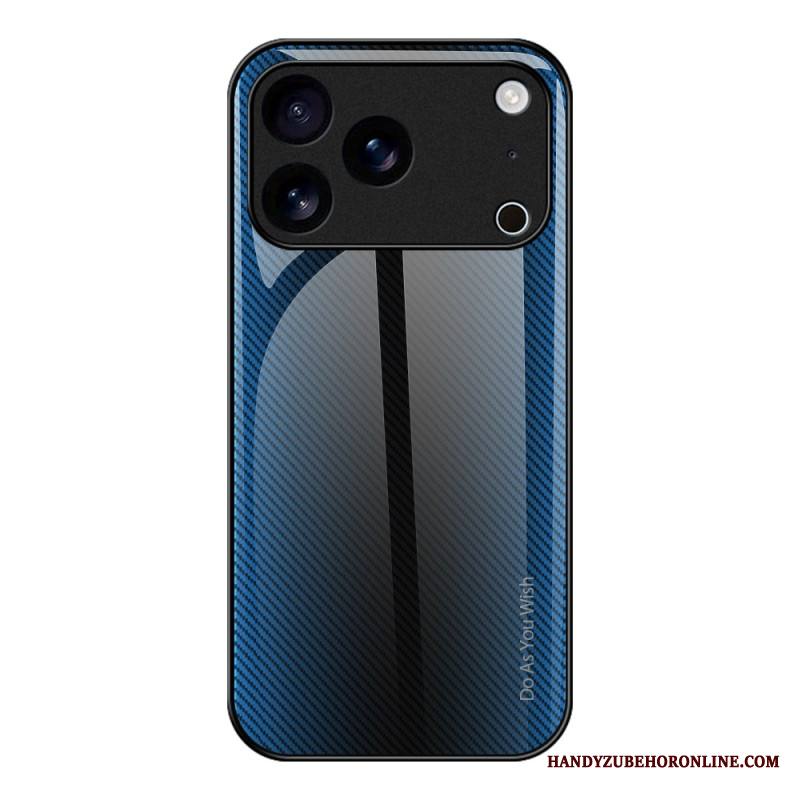 Kuori iPhone 17 Pro Max Hiilikuitukarkaistu Lasi