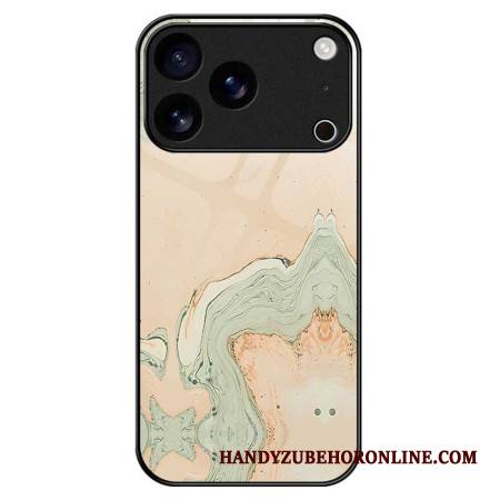 Kuori iPhone 17 Pro Max Karkaistusta Lasista Maalattu Kuvio