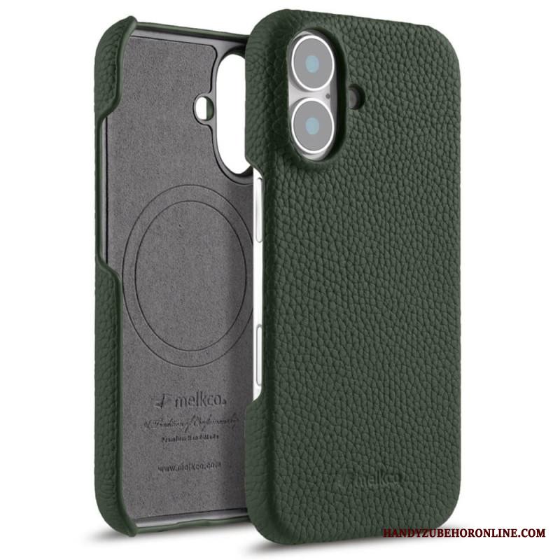 Kuori iPhone 17 Yhteensopiva Magsafe Leather And Microfiber -kotelon Kanssa