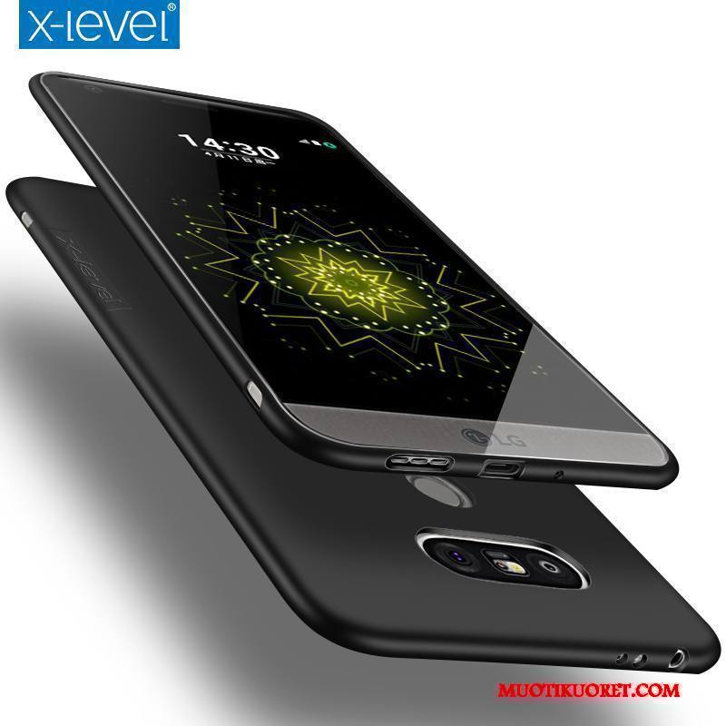 Lg G5 Kuori Murtumaton Ultra Pesty Suede Silikoni Ohut Kotelo Suojaus
