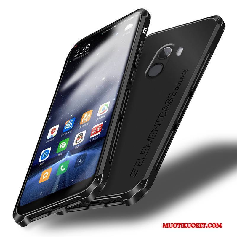 Mi Mix 2 Kuori Kehys Pieni Musta Persoonallisuus Luova Kotelo Suojaus