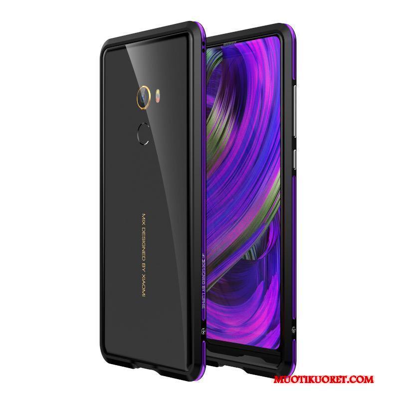 Mi Mix 2 Takakansi Kotelo Kuori Puhelimen Kuoret Metalli Kehys Violetti