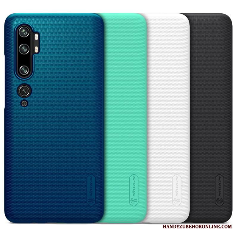 Mi Note 10 Kulta Kotelo Pesty Suede Kuori Pieni Puhelimen Kuoret Sininen