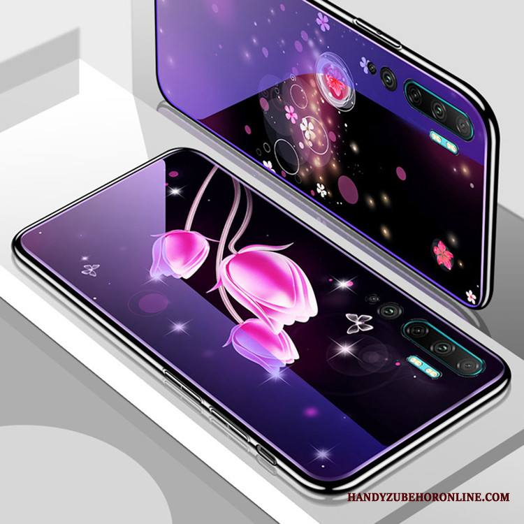 Mi Note 10 Kuori All Inclusive Kotelo Pieni Violetti Puhelimen Kuoret Persoonallisuus Näytönsuojus