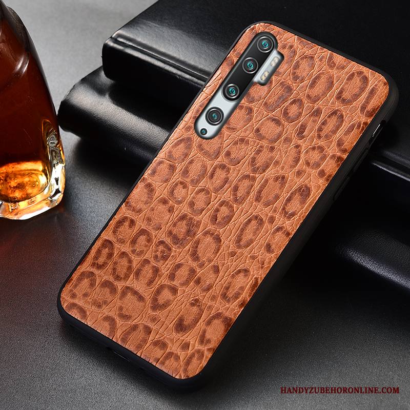 Mi Note 10 Kuori Murtumaton Kotelo Pieni Punainen Takakansi Nahka All Inclusive
