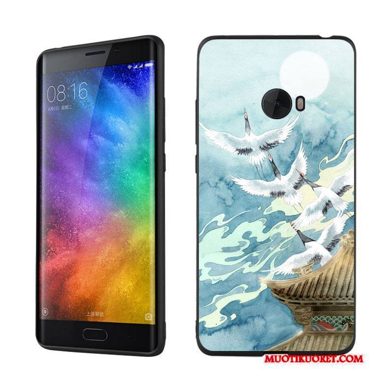 Mi Note 2 Kuori Kotelo Nosturi Vuosikerta Puhelimen Kuoret Tuuli Tyylikäs Taide