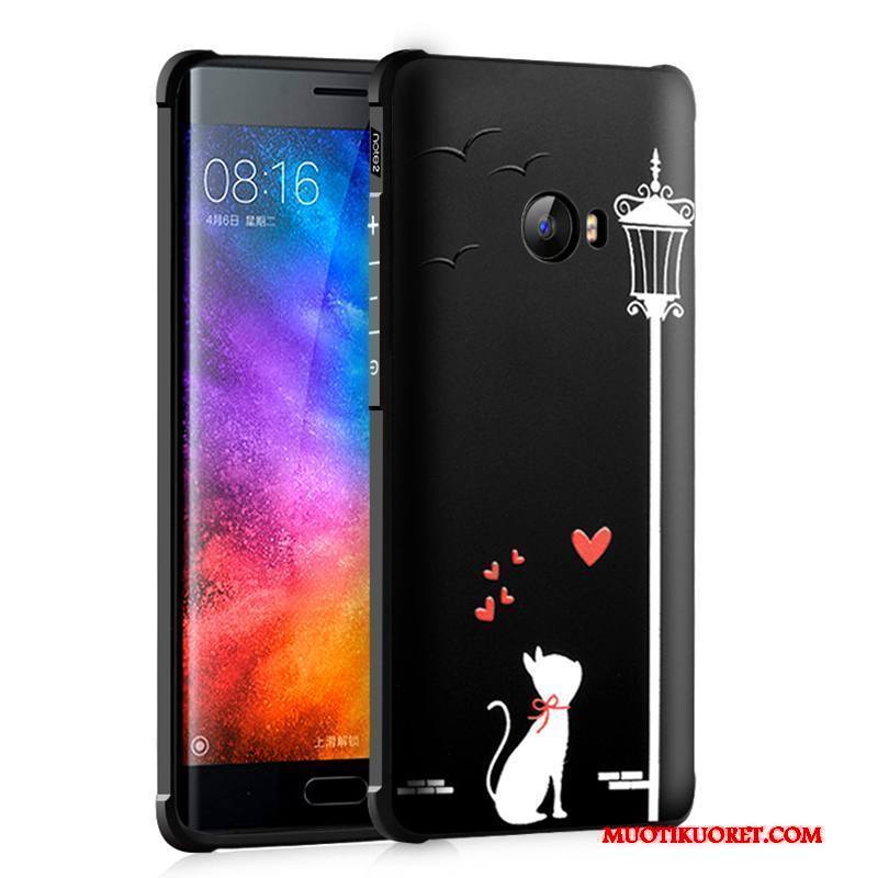 Mi Note 2 Kuori Musta Kotelo Trendi Puhelimen Kuoret All Inclusive Murtumaton Suojaus