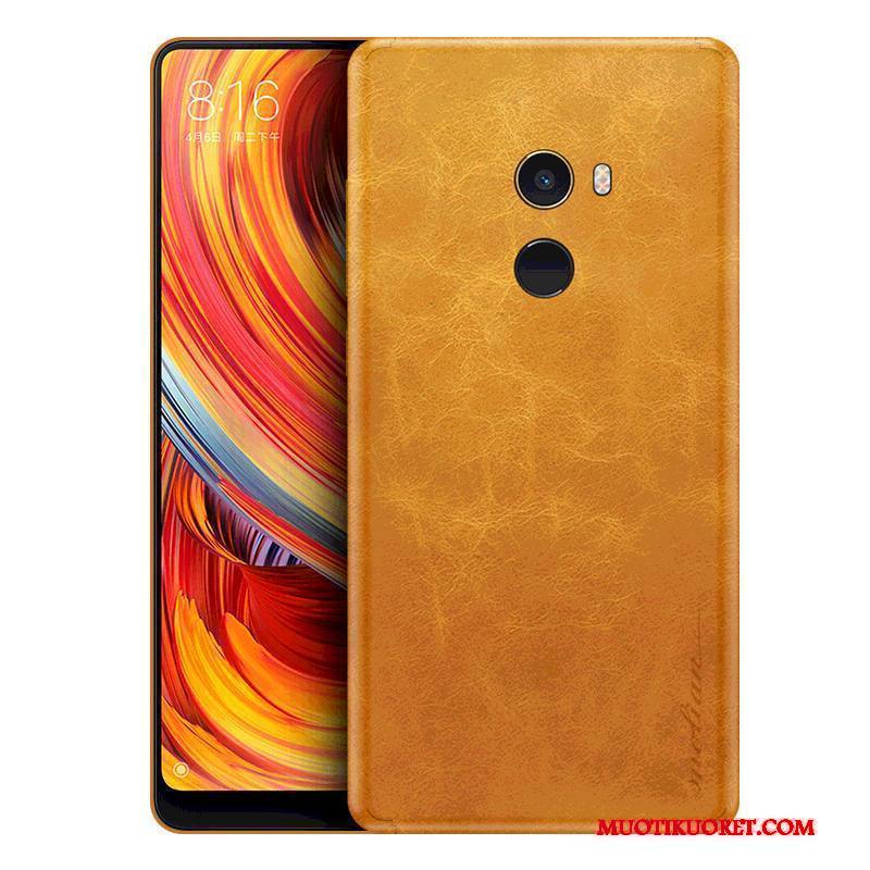 Mi Note 3 Kuori Persoonallisuus Nahkakotelo Puhelimen Kuoret Suojaus All Inclusive Luova Keltainen