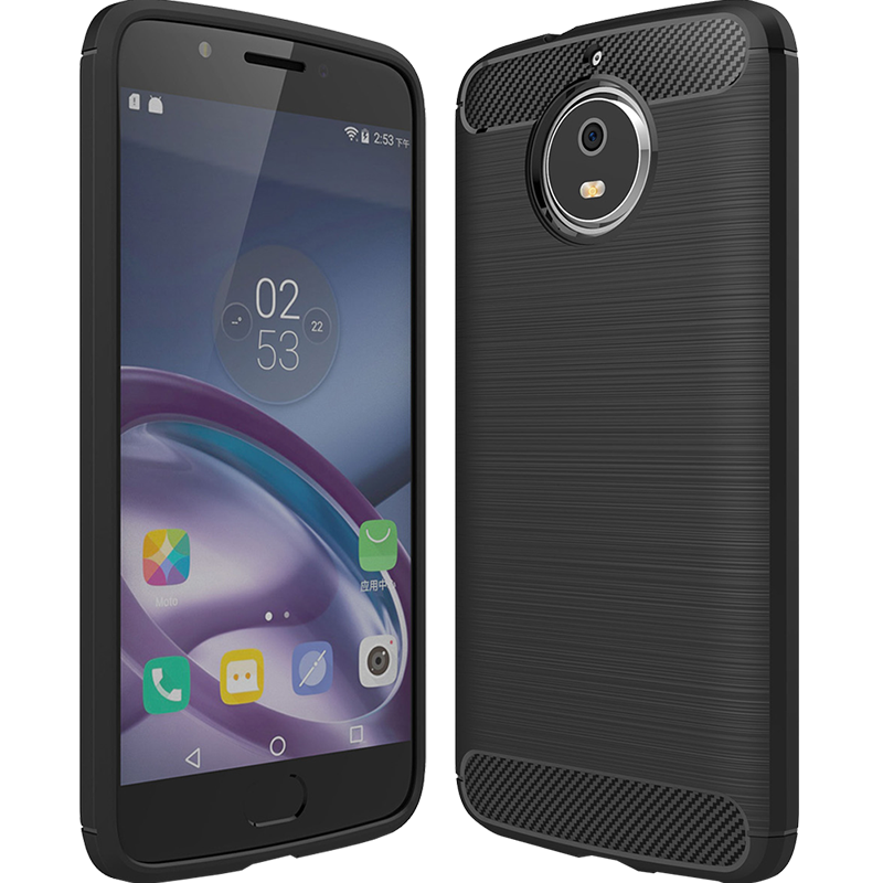 Moto G5s Puhelimen Kuoret Kuori Suojaus Johdin Murtumaton Musta