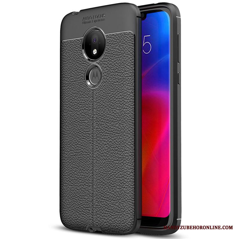Moto G7 Play Kuori Puhelimen Suojaus All Inclusive Kotelo Nahka Yksinkertainen