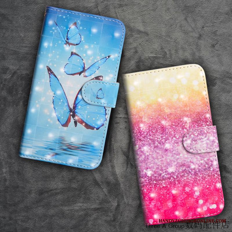 Moto G8 Kuori Puhelimen Kuoret Murtumaton Kissa Kortti Suojaus Sininen Kotelo