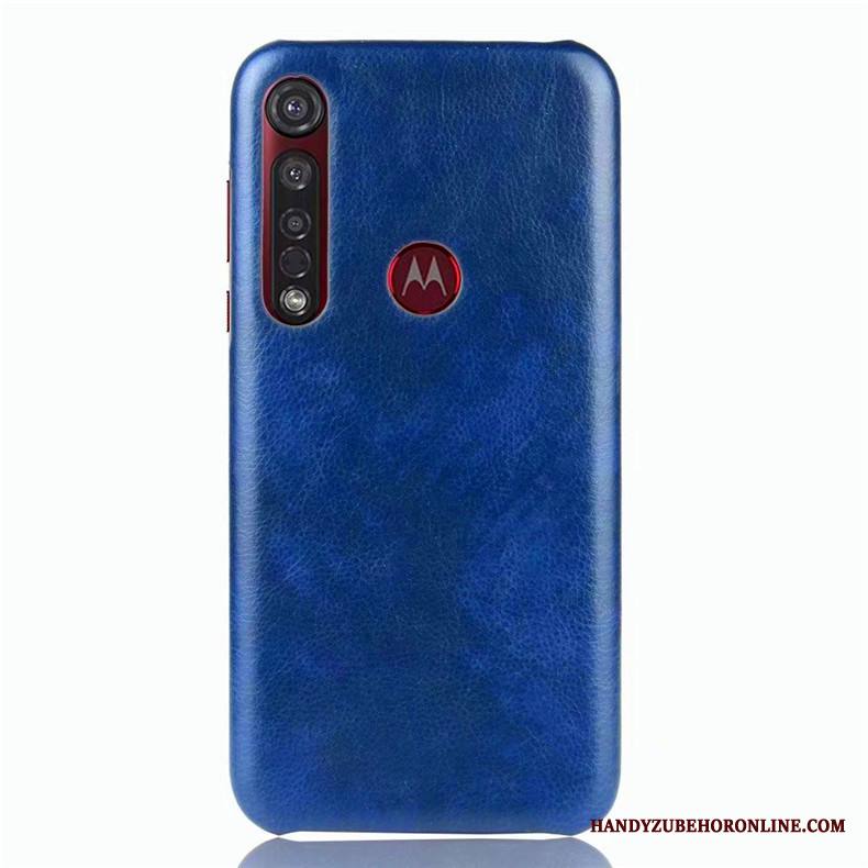 Moto G8 Plus Puhelimen Kuoret Sininen Murtumaton Kuori Suojaus Yksinkertainen