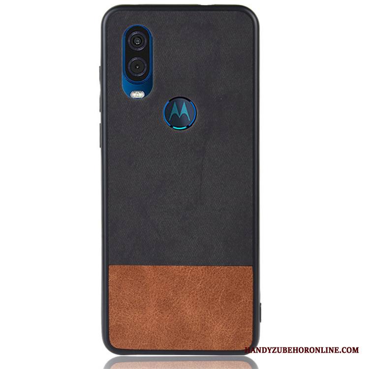 Motorola One Vision Puhelimen Kuoret Kotelo Värisävyt Kuori Murtumaton All Inclusive Musta