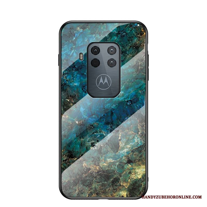 Motorola One Zoom Kuori Trendi Murtumaton All Inclusive Kotelo Puhelimen Kuoret Sininen Kova