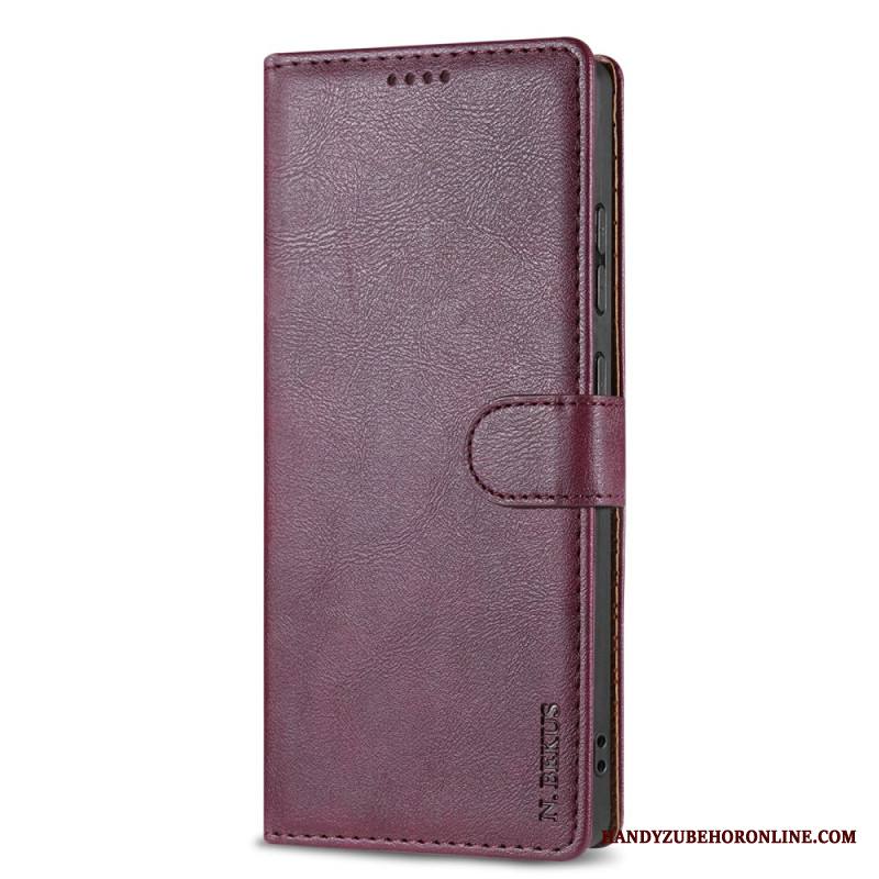 Nahkakotelo Samsung Galaxy S25 5g Edge N.bekus Vintage -tyylinen