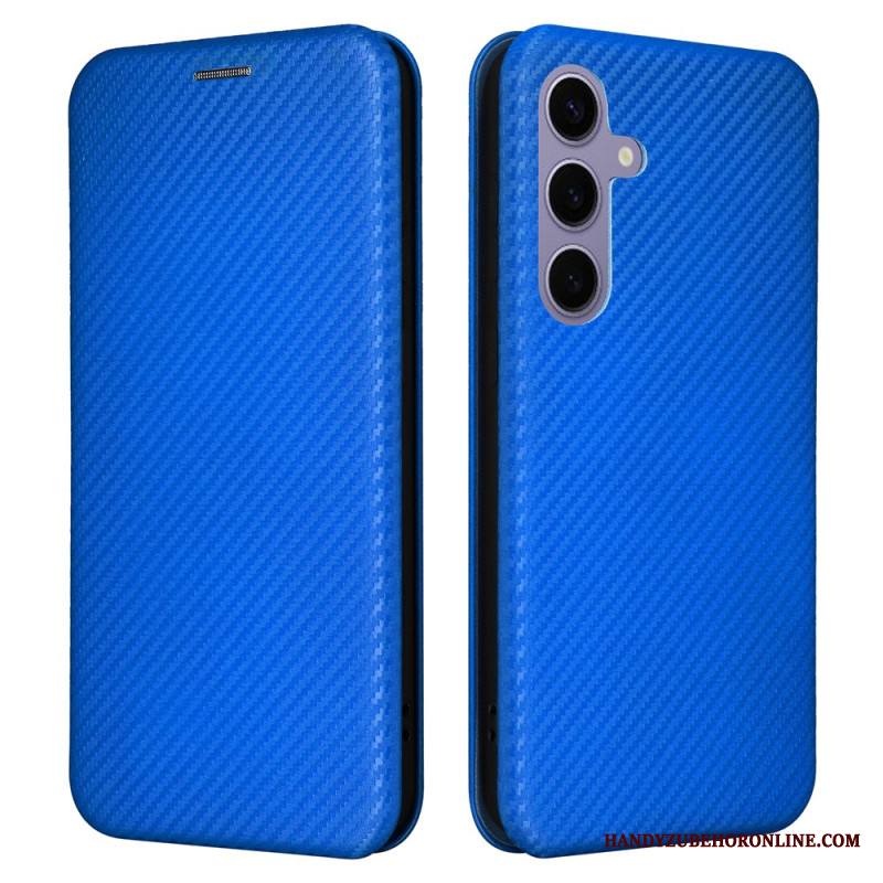 Nahkakotelo Samsung Galaxy S25 Plus 5g Hiilikuitu