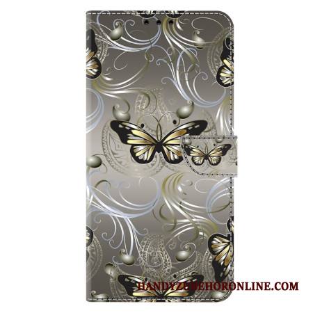 Nahkakotelo Samsung Galaxy S26 Plus Pitsiperhosia