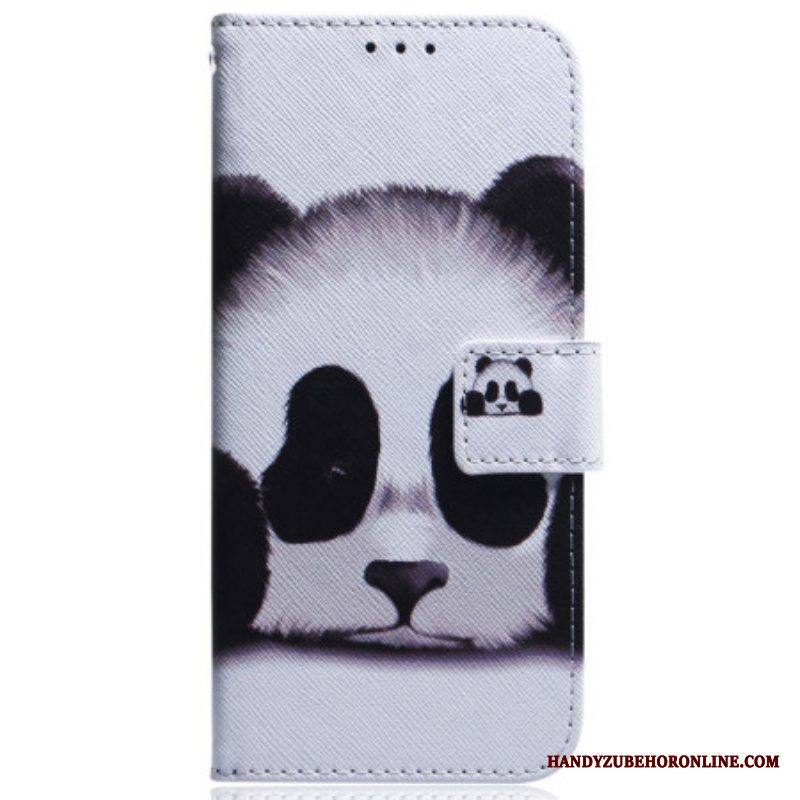 Nahkakotelo Xiaomi 13 Pro Suojaketju Kuori Strappy Panda