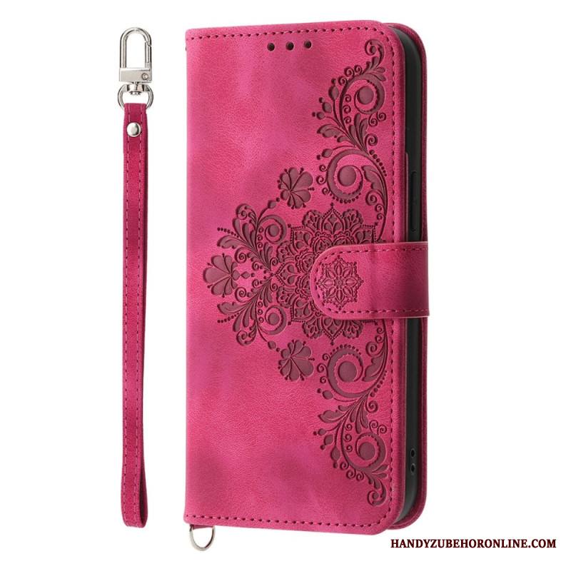 Nahkakotelo Xiaomi 17 Pro Max Pitsi Hihnalla Ja Olkahihnalla