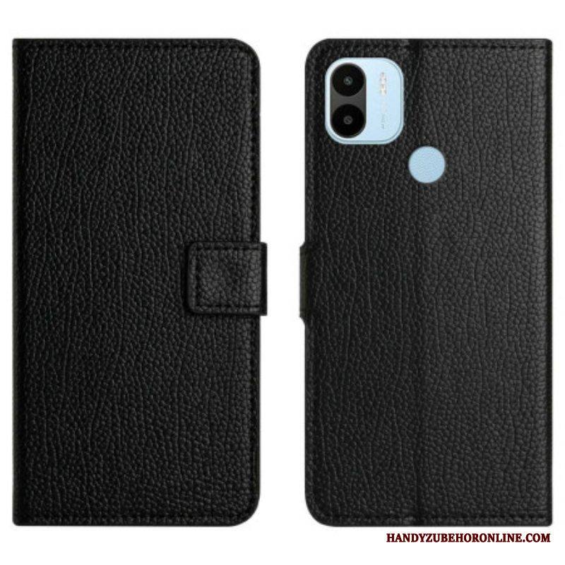 Nahkakotelo Xiaomi Redmi A1 Litchi Grain -nahkaefekti