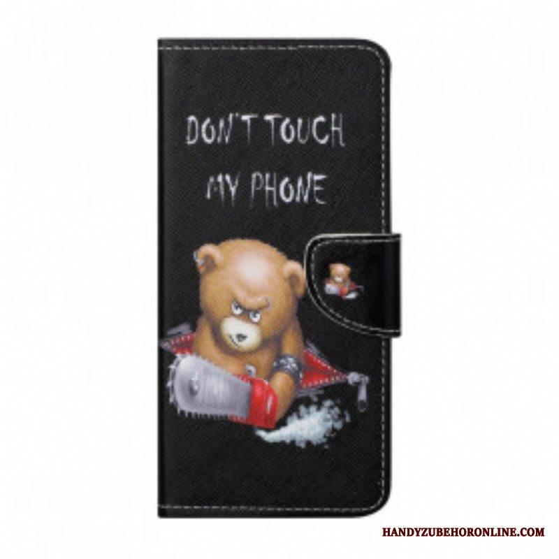 Nahkakotelo Xiaomi Redmi Note 10 Pro Vaarallinen Karhu