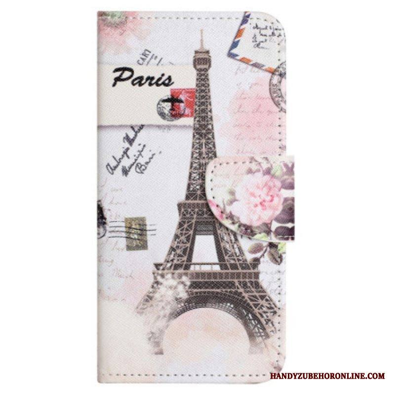 Nahkakotelo Xiaomi Redmi Note 12 4G Eiffel Torni