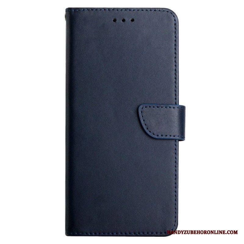 Nahkakotelo Xiaomi Redmi Note 12 5G Aitoa Nappan Nahkaa