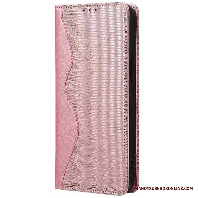 Nahkakotelo Xiaomi Redmi Note 14 Pro 5g Puhelinkuoret Rfid-suojattu Aaltoileva Kuvio