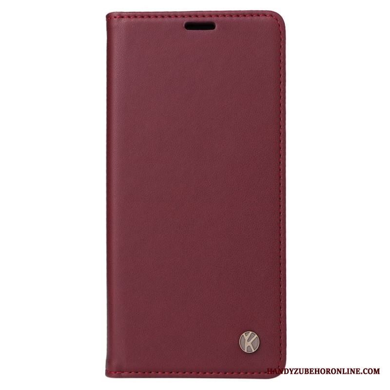 Nahkakotelo Xiaomi Redmi Note 14 Pro Plus 5g Yikatu Keinonahka