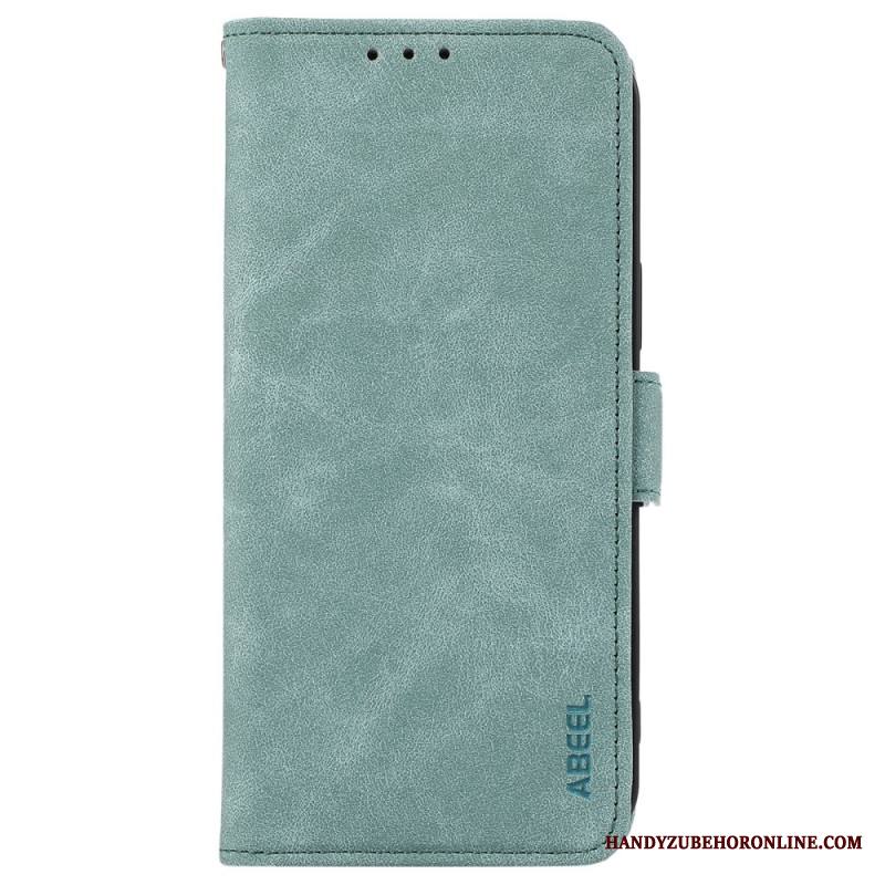 Nahkakotelo Xiaomi Redmi Note 14s Abeel Mokkanahkaefekti