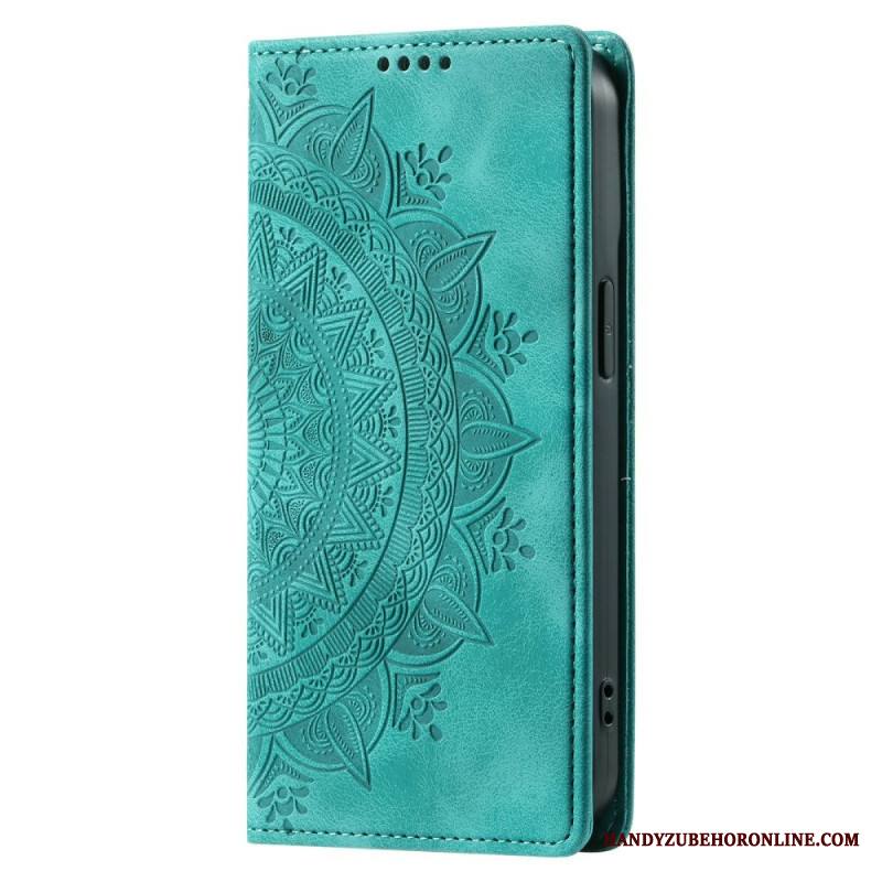 Nahkakotelo Xiaomi Redmi Note 15 Pro Plus 5g Mandala-mokkanahkakuvio