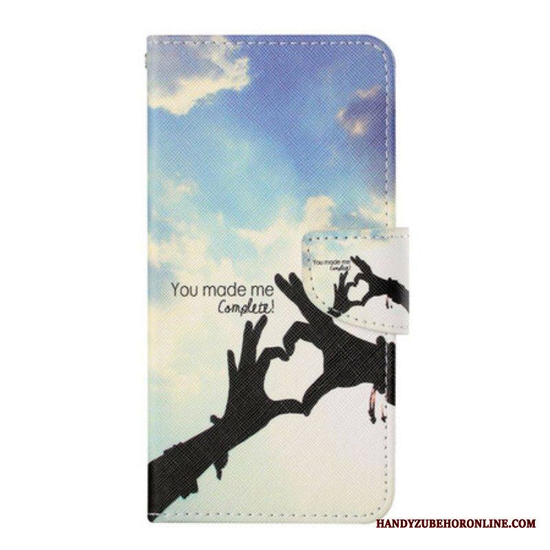 Nahkakotelo iPhone 13 Pro Mukana Kaulanauha
