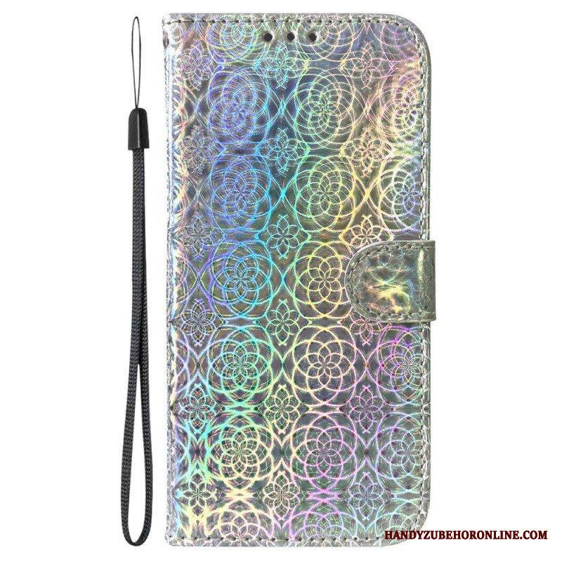 Nahkakotelo iPhone 14 Pro Disco-tyylinen