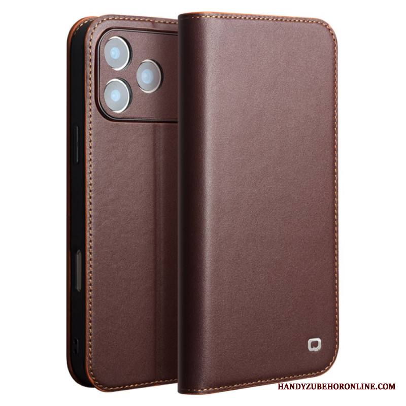 Nahkakotelo iPhone 17 Pro Puhelinkuoret Qialino