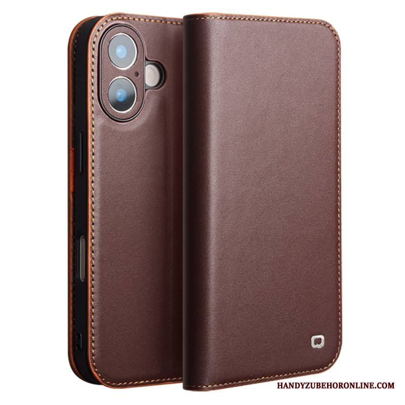 Nahkakotelo iPhone 17 Qialino Nahka Suojakuori