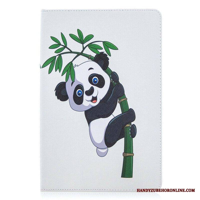 Nahkakuori Samsung Galaxy Tab S8 / Tab S7 Panda-tulostuskuvio