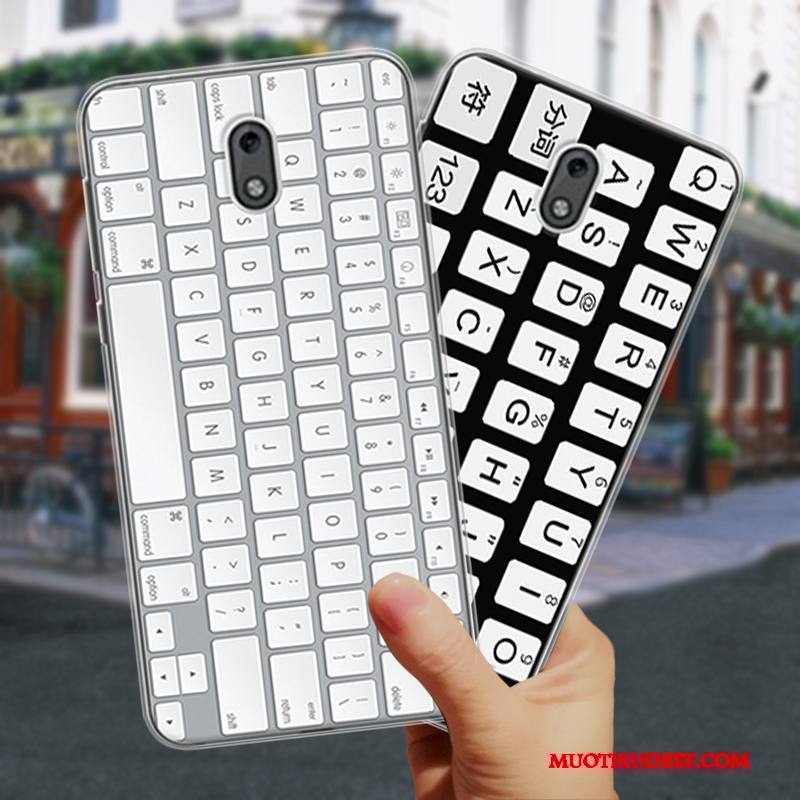 Nokia 2 Kuori Luova Murtumaton Persoonallisuus Musta Suojaus Pehmeä Neste Vuosikerta