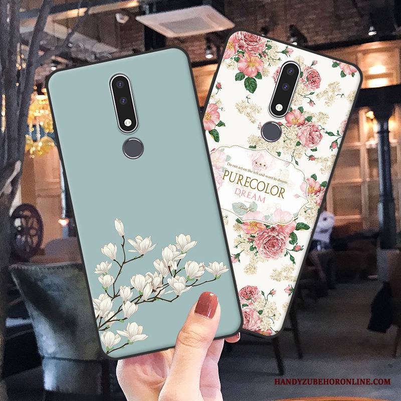 Nokia 3.1 Plus Kuori Kotelo Suojaus Vihreä Puhelimen Kuoret Ihana