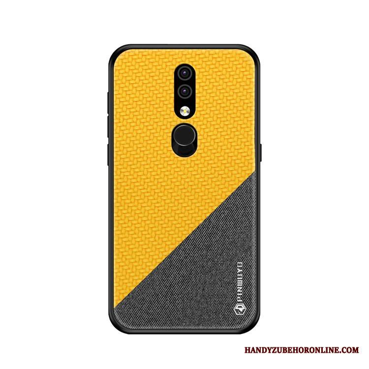 Nokia 4.2 Kuori Pesty Suede Puhelimen Kuoret Murtumaton Luova Ohut Keltainen Silikoni