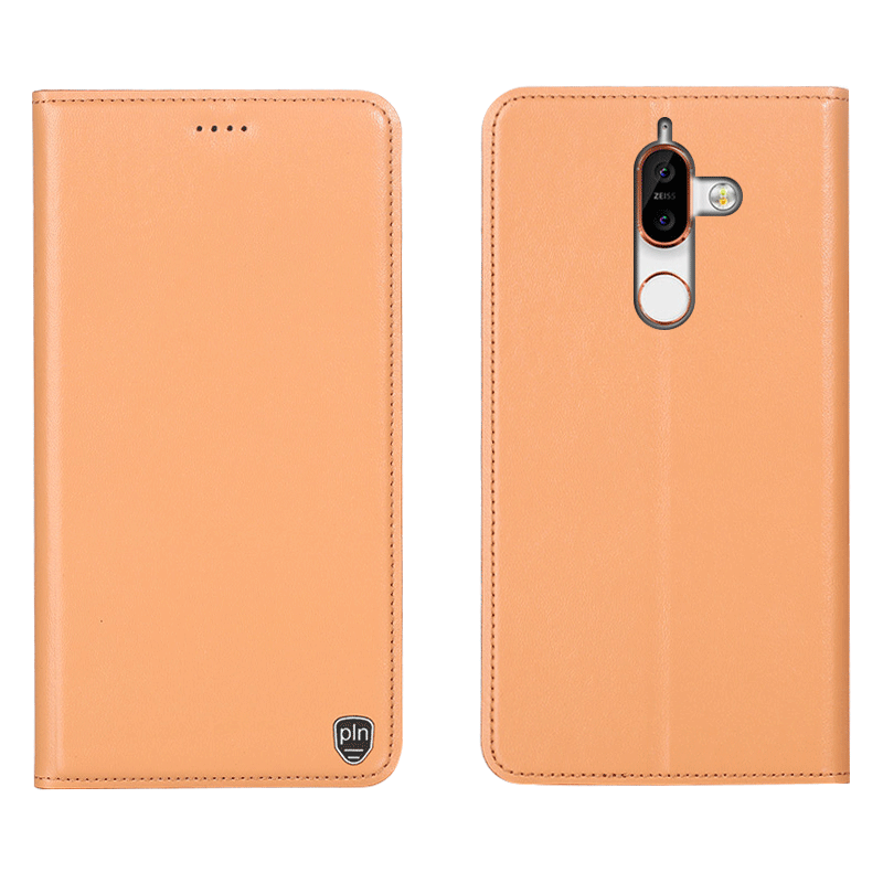 Nokia 7 Plus Kuori Kukkakuvio Suojaus All Inclusive Kuoret Puhelimen Kuoret Aito Nahka Kotelo
