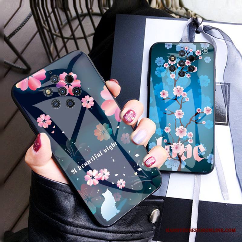 Nokia 9 Pureview Kuori Sininen Ylellisyys Lasi Persoonallisuus Puhelimen Kuoret Kirsikka Kotelo