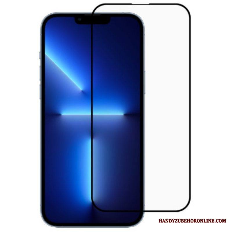 Näytönsuoja Karkaistu Lasi Musta Reunat iPhone 14 Pro Max