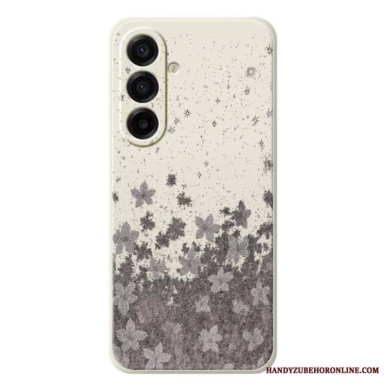 Puhelinkuoret Samsung Galaxy A17 4g / 5g Harmaa Kukkakuvio