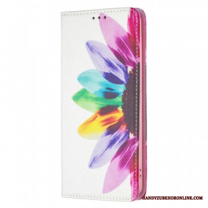 Puhelinkuoret Samsung Galaxy A53 5G Kotelot Flip Akvarelli Kukka