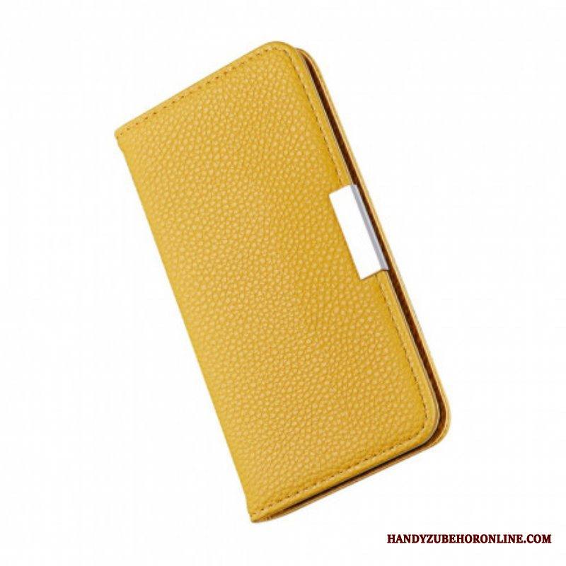 Puhelinkuoret Samsung Galaxy S21 Plus 5G Kotelot Flip Keinonahka Litchi Ultra Chic