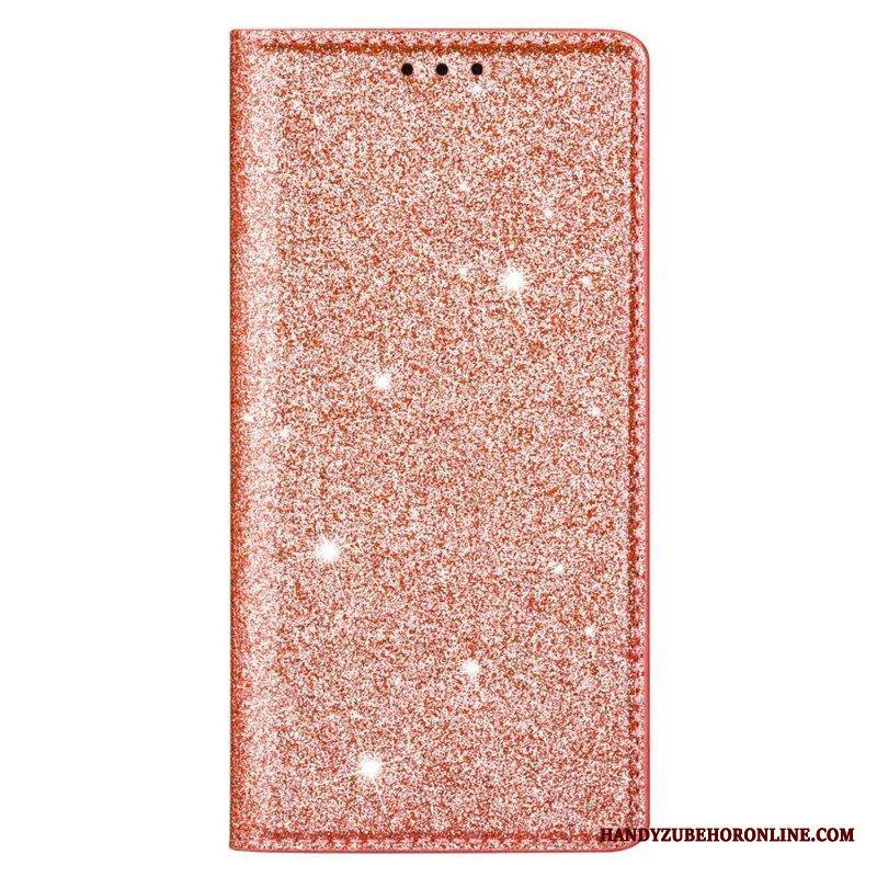 Puhelinkuoret Samsung Galaxy S22 5G Kotelot Flip Paljetti Tyyli