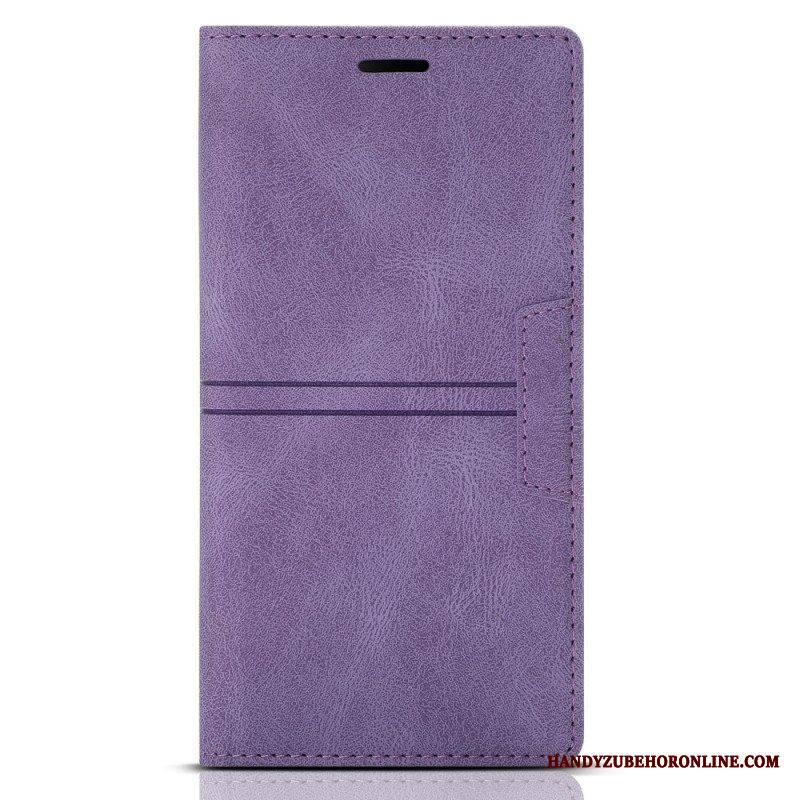 Puhelinkuoret Samsung Galaxy S22 5G Kotelot Flip Tyylikäs Nahkaompelumagneettinen Lukko