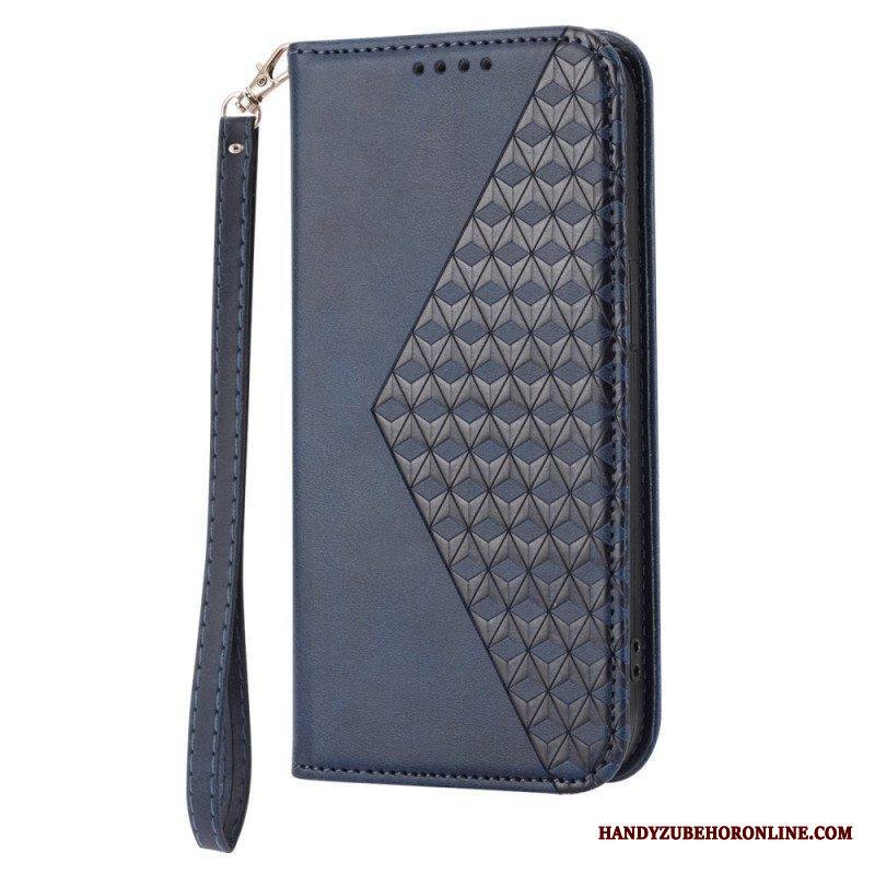 Puhelinkuoret Samsung Galaxy S23 5G Suojaketju Kuori Kotelot Flip 3d-kuviohihna