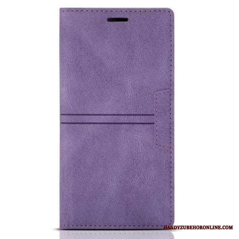 Puhelinkuoret Samsung Galaxy S23 Ultra 5G Kotelot Flip Tyylikäs Nahkaompelumagneettinen Lukko